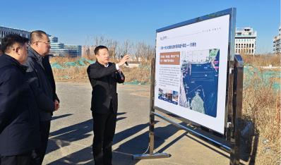 藍(lán)天集團(tuán)到海上世界、夾河·幸福新城調(diào)研交流